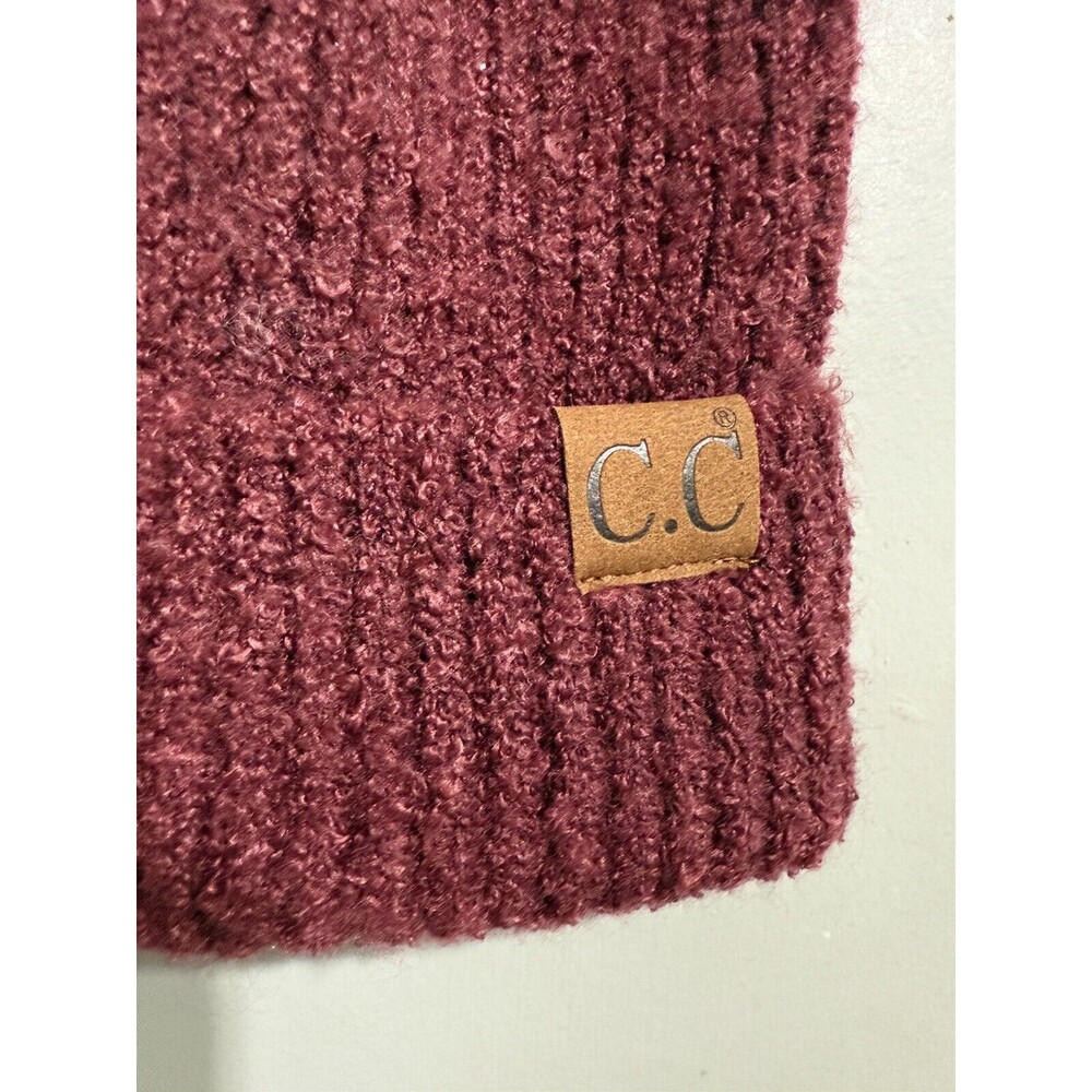 Bundle 3 - CC Beanie Woman’s Knit Slouchy Thick Cap Hat Solid Colors - Picture 7 of 15